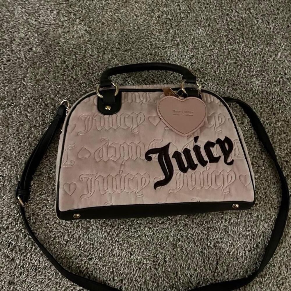 Juicy-couture Women's Pink and Black Bag